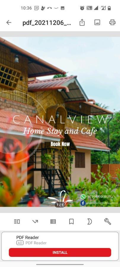 Canalview Private Cottage Azhikkal Ayiram Thengu Panmana Eksteriør billede